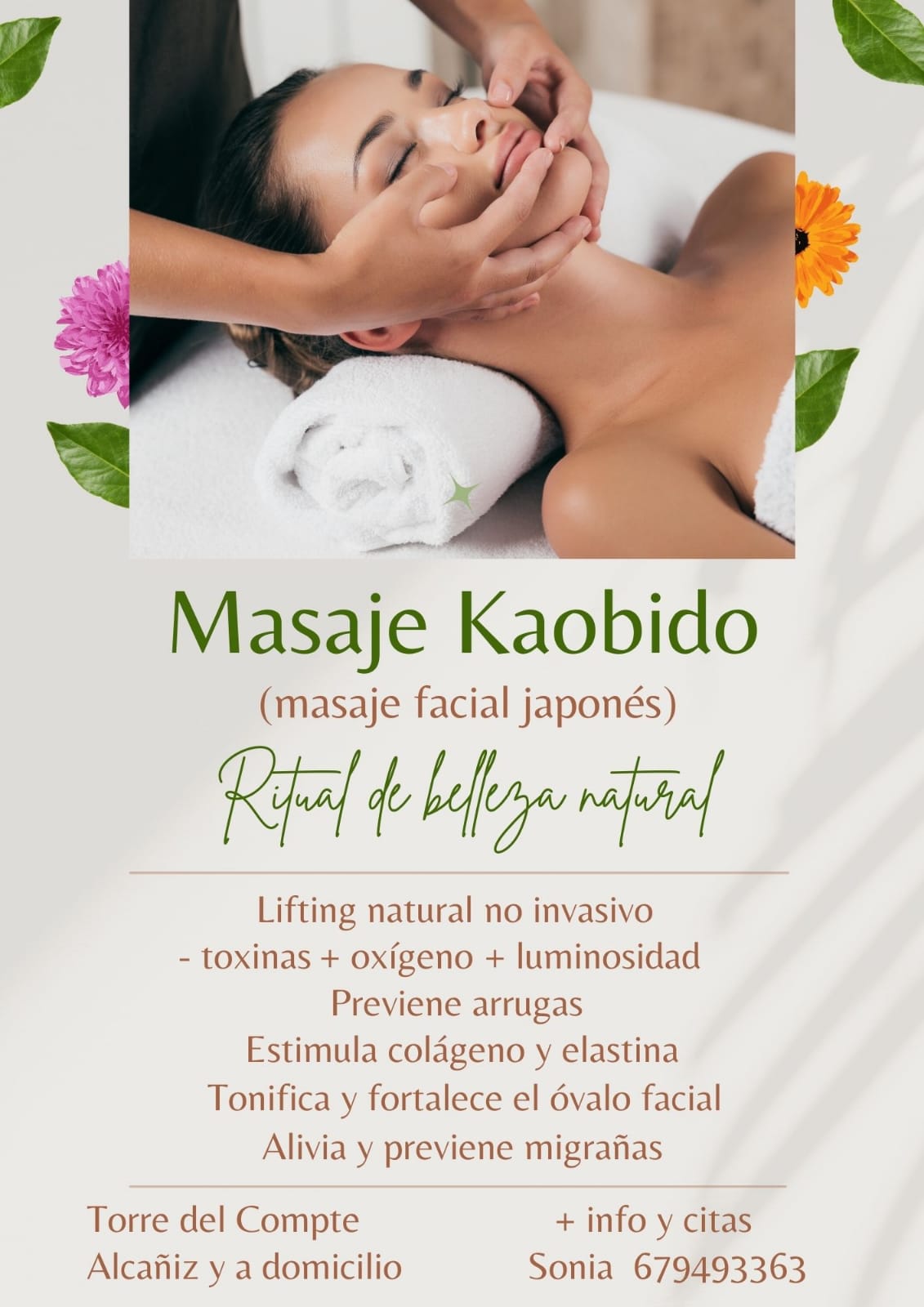 Masaje facial Kaobido