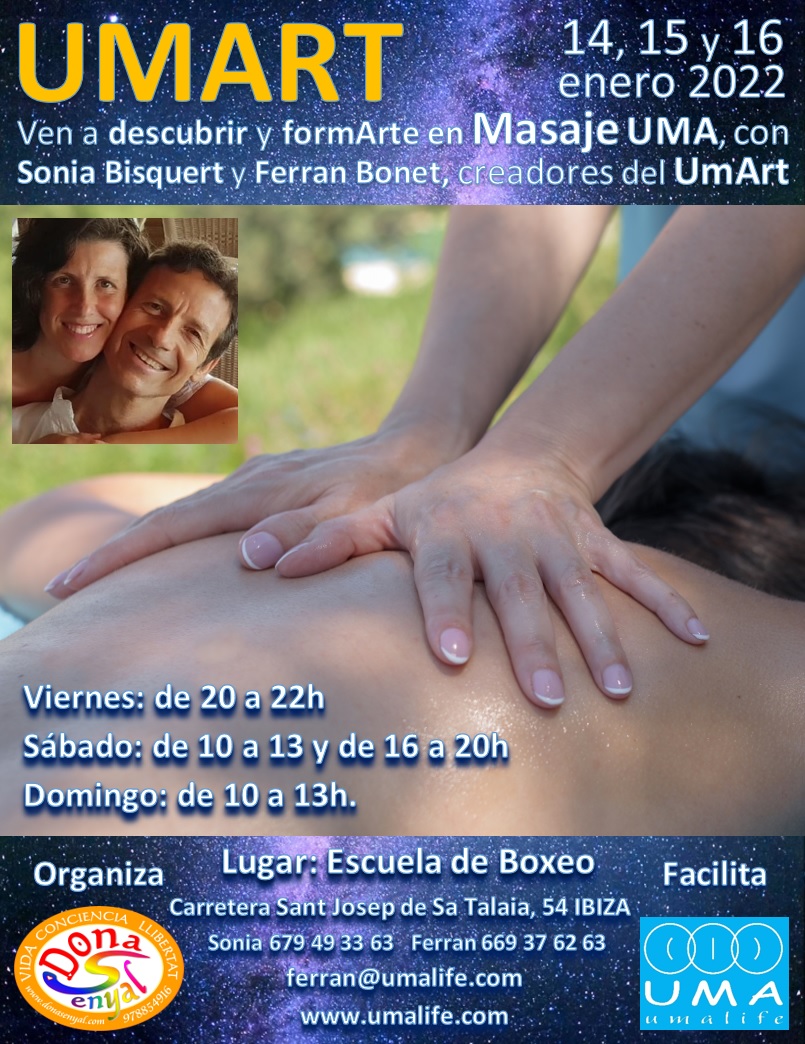 Formación UmArt: Masaje UMA en Ibiza