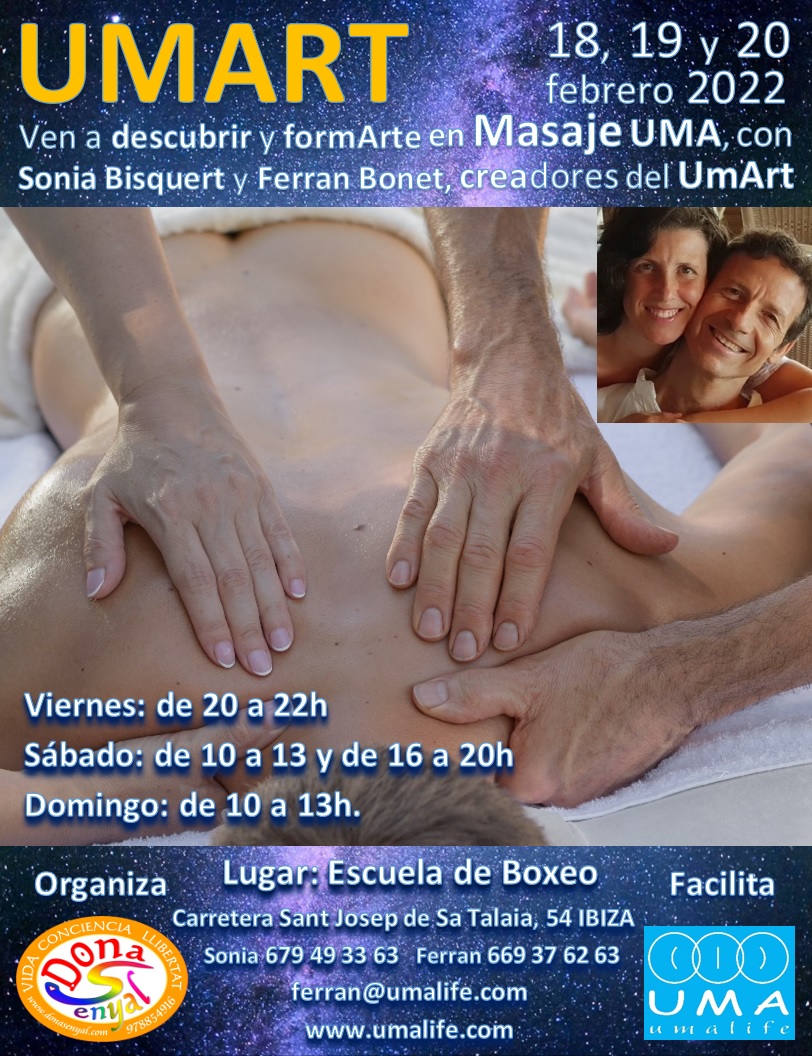 Formación UmArt: Masaje UMA en Ibiza