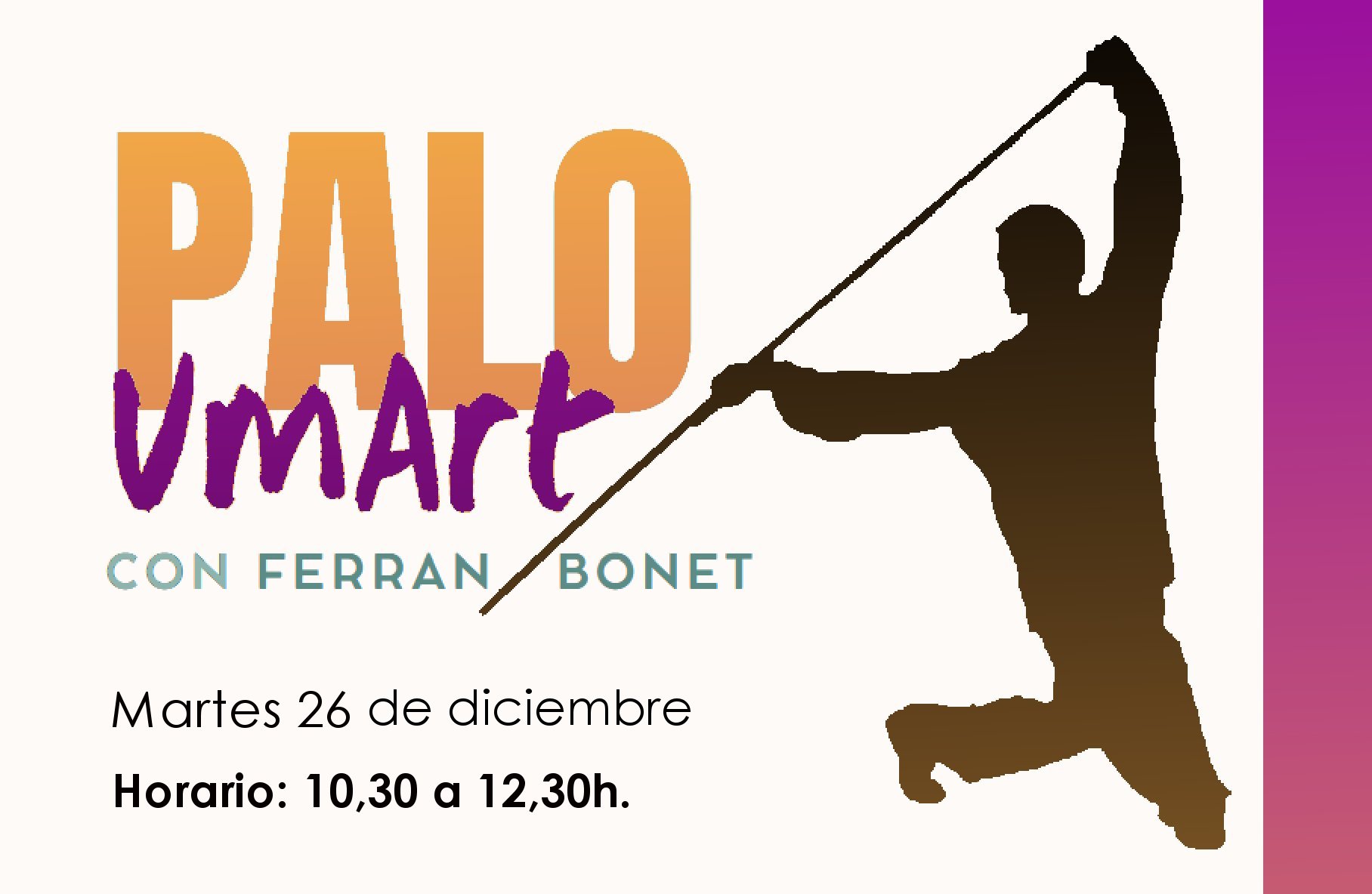 Taller de UmArt palo en Oliva